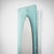 Wall Mirror With Console in Blue Glass, Italy, Mid-20th Century For Sale In New York - Image 6 of 7