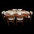 Vintage Dining Table in Veneered Teak with Double Extension Leaves from Skovmand & Andersen, 1960s For Sale - Image 15 of 15