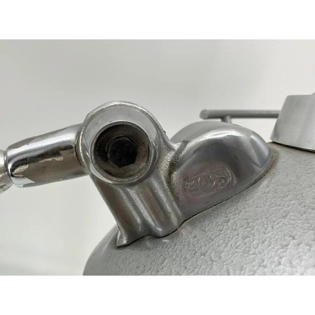 Metal French Clamping Desk Lamp by Ferdinand Solère, 1950s For Sale - Image 7 of 11