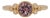 Purple Spinel Ring With Earth-Mined Diamond Accents: Solid 14k Gold, Size 6.75 For Sale