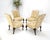 Set 4 Floral Gold & Red Upholstery Fine Carved Legs Slipper Lounge Chairs MINT! For Sale - Image 12 of 12