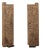 Mid 20th Century Borneo Carved Wood Doors – A Pair For Sale