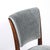 Set of Eight Art Deco Sculptural Walnut Dining Chairs in Plush Mohair Upholstery For Sale - Image 15 of 18