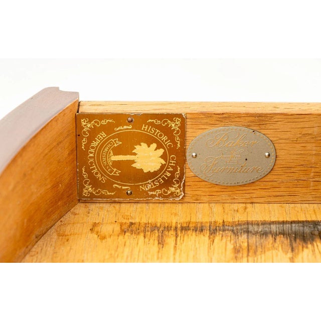 Baker Furniture Mahogany Side Table For Sale In New York - Image 6 of 8