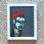 Introduce an artistic touch to your space with this striking Vintage Early 21st Century Abstract Portrait. Framed and...
