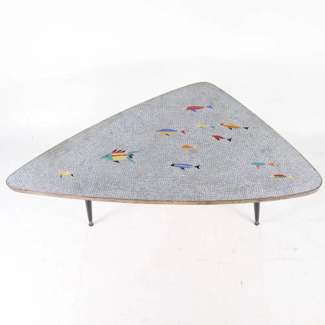 Glass Mosaic Coffee Table, 1970s For Sale - Image 10 of 12
