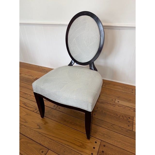 Traditional Set of 8 Attributed to Barbara Barry for Baker Dining Chairs For Sale - Image 3 of 12