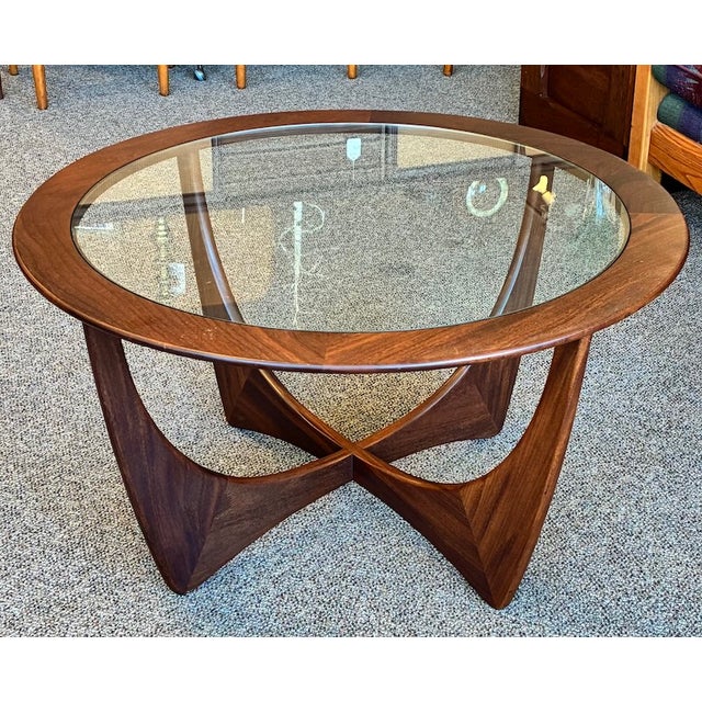Mid Century Modern "Astro" Base Coffee Table in Rosewood by G-Plan, UK c.1960 UK import - Classic Mid 20th Century Design...