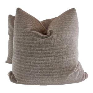 Pollack & Associates "Alpaca Ridge Mohair" in Andes 22" Pillows-A Pair