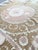 Tan Samarkand Suzani Tablecloth - Embroidered Textile For Sale - Image 8 of 9