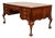 Victorian Mahogany Chippendale Desk with Leather Top, 1890 For Sale