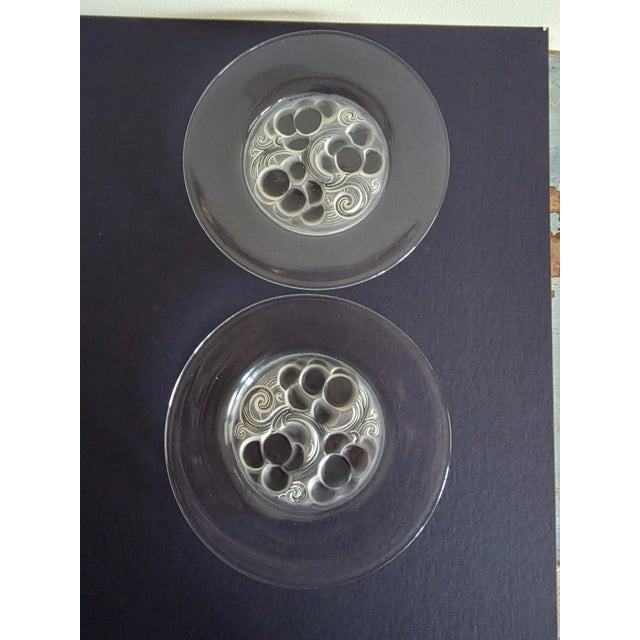 Art Deco Pair of Rene Lalique Marienthal Plates For Sale - Image 3 of 6
