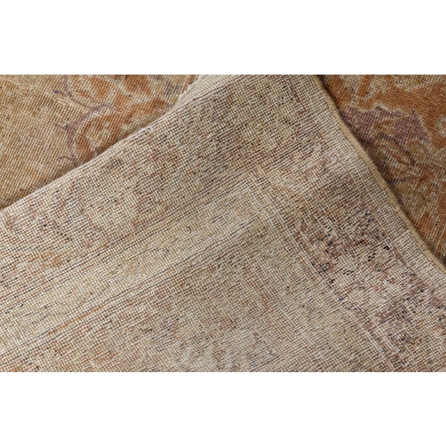 Authentic Early 20th Century Indian Handmade Wool Rug For Sale - Image 12 of 12