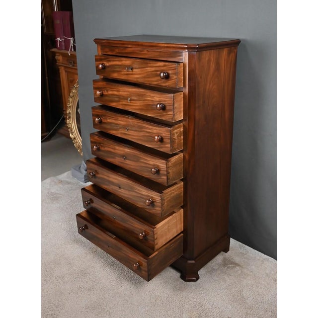 Late 19th Century Mahogany Chest of Drawers For Sale - Image 11 of 18