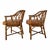 Tan Vintage McGuire Rattan Cross Hatch Dining Chairs - Set of 8 For Sale - Image 8 of 12