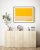 Contemporary Abstract "Yellow Wall" Art Print, Minimalist Geometric Art, Large 45 X 30" Fine Art Photography Print For Sale In Boston - Image 6 of 8