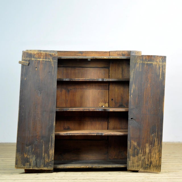 Vintage Pantry Cabinet in Oak, 1820 For Sale - Image 4 of 16