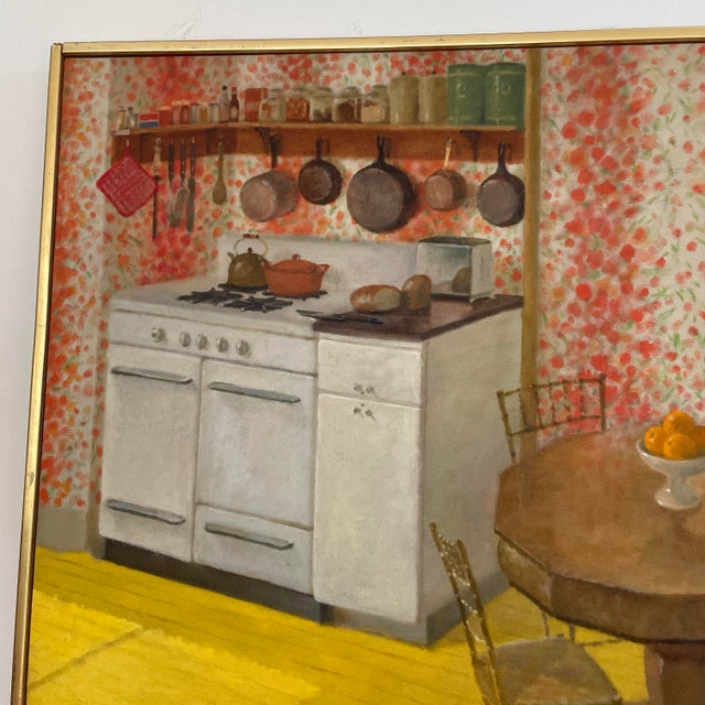 1970s Elise Manville Painting For Sale - Image 4 of 8
