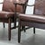 Brown Set of Two Leather Arm Chairs by Ole Wanscher, 1950 For Sale - Image 8 of 10