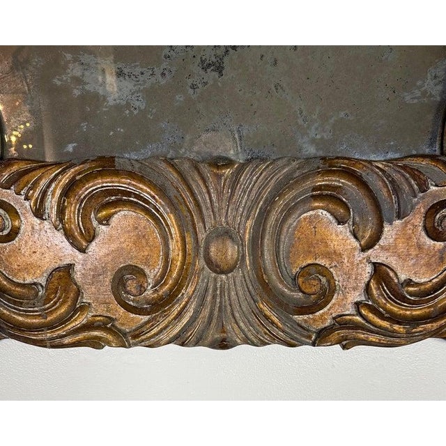 Mid 19th Century 19th Century Italian Baroque Mirror For Sale - Image 5 of 9