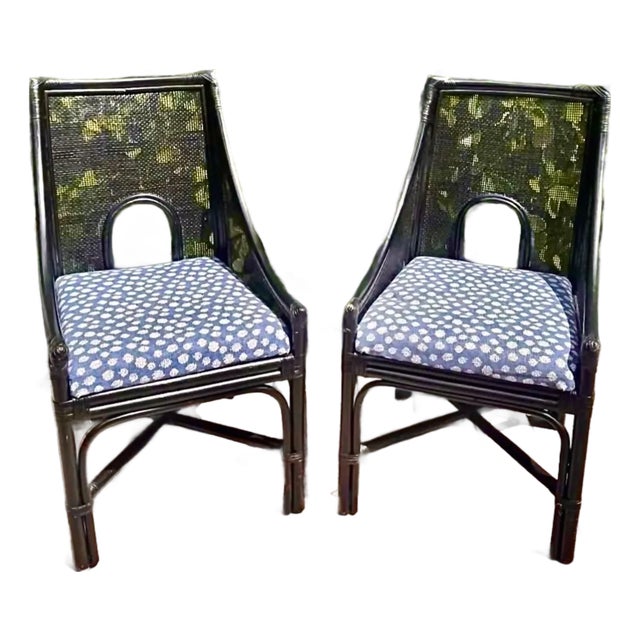 McGuire Barbara Barry Pair of Accent Chairs For Sale