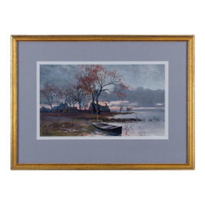Margarethe Schönermark - German Landscape Watercolor Painting, 1900