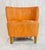Contemporary Orange Tweed Lounge Chair by Decca Furniture LTD For Sale - Image 9 of 18
