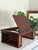 Mid-Century Modern Vintage MCM Mid Century Modern Adjustable Reading Table Bed Desk Breakfast Tray Magazine Rack Sculptural Wood Laptop Stand For Sale - Image 3 of 12