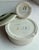 Ceramic Vintage Italian Vanity Set, Fleur De Lis Ceramic Bud Vase and Lidded Trinket Box For Sale - Image 7 of 10