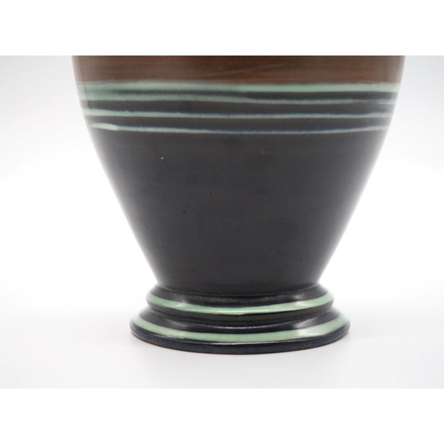 Swedish Nordic Ceramic Vase from Upsala Ekeby For Sale - Image 4 of 7