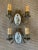 Brass and Hand Painted Wall Sconces Circa 1910 - a Pair For Sale In Los Angeles - Image 6 of 10