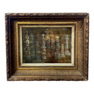 Mid 20thC. Ghost-Like, Bronze-Tone Painting