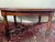 Farmhouse Jonathan Charles Country Farmhouse Collection Oval Parquet Cocktail Table, Drop-Down Ends For Sale - Image 3 of 12