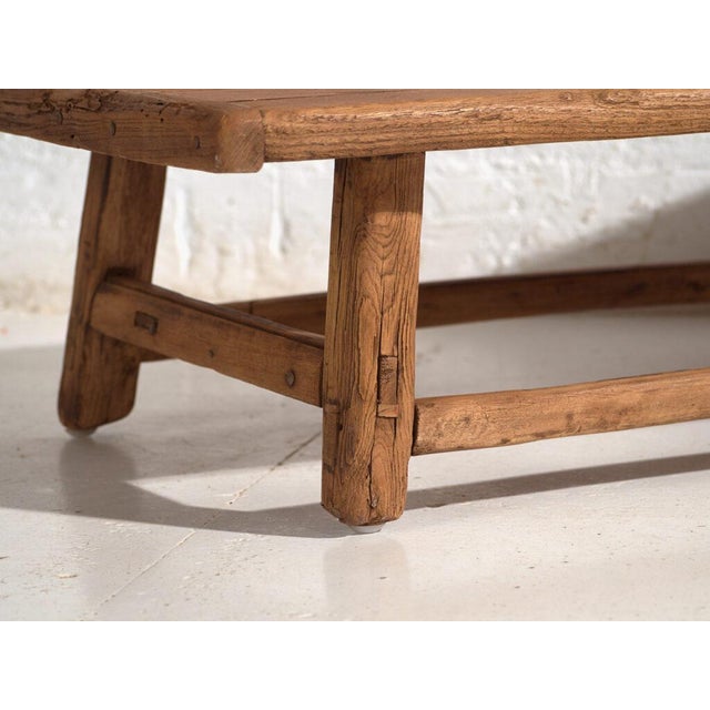 Antique Pine Low Table For Sale - Image 5 of 10