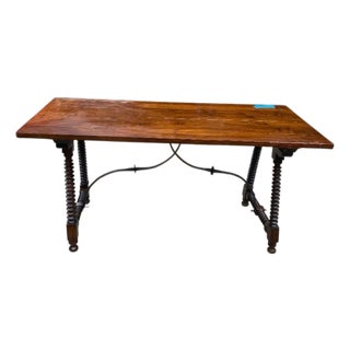Antique Spanish Baroque Table For Sale