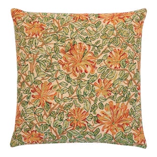 Honeysuckle Tapestry Cushion With Feather Filler - 46x46cm (18"x18") For Sale