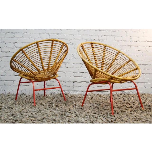 Bamboo Chair from Rohé Noordwolde, The Netherlands, 1950s For Sale - Image 6 of 18