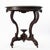 Oval Victorian Walnut Marble Top Table For Sale - Image 9 of 17