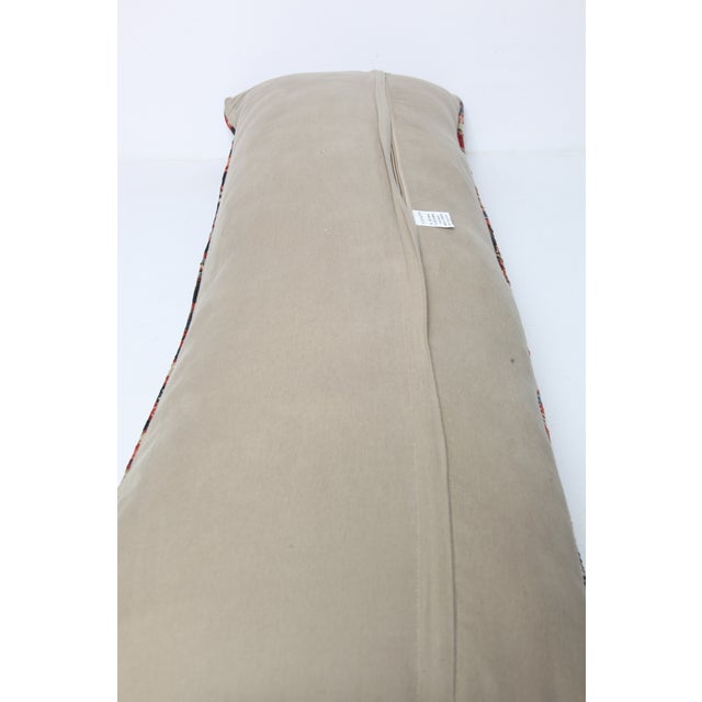 Handwoven Tribal Hand Knotted Throw Pillow Cover -16'' X 43'' For Sale - Image 10 of 10