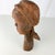 Beautiful Vintage Hand Carved Wooden African Woman Girl With Ponytail Bust Head For Sale - Image 4 of 11