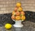 Mid-Century Modern Mid-Century Italian Majolica Orange Topiary Centerpiece For Sale - Image 3 of 5