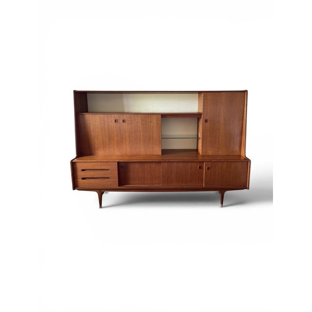 Large Vintage Scandinavian Danish Teak Sideboard, 1960s For Sale - Image 12 of 12