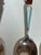 Mid-Century Modern Vintage Estonian Tallinn 916 Silver & Enamel Bear Spoons — Set of 8 For Sale - Image 3 of 11