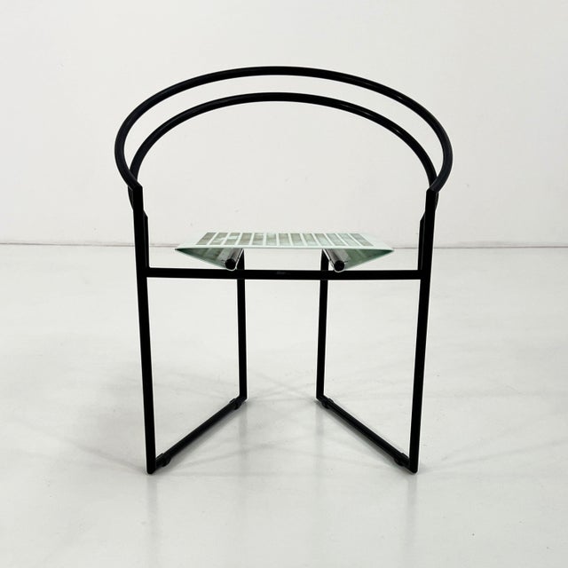 Alias Black & Mint La Tonda Chair by Mario Botta for Alias, 1980s For Sale - Image 4 of 12