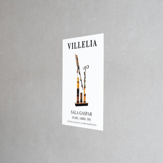 Original Exhibition Poster by Moisès Villèlia Sala Gaspar, 1985 For Sale - Image 3 of 11
