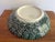 Contemporary Vintage Italian Green Spongeware Bowl Pair For Sale - Image 3 of 9