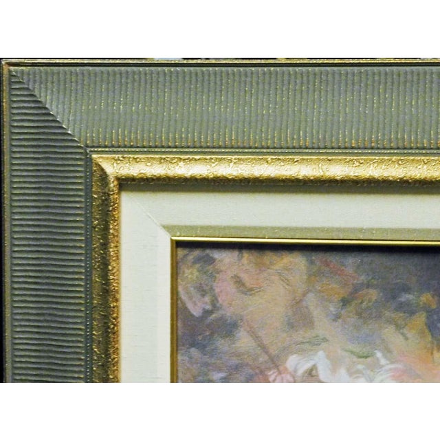 Royo "El Manto Dorado" on Panel H.Signed Numbered Artwork, Flowers Europe Framed For Sale - Image 4 of 7