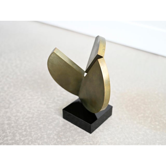 Vintage Brass Sculpture by Gordon Hammond Smith For Sale - Image 11 of 12