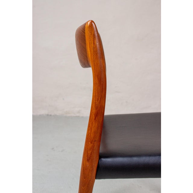 Danish Model 77 Chairs in Teak by Niels Otto (N. O.) Møller for J.L. Møllers, 1960s, Set of 2 For Sale - Image 10 of 18
