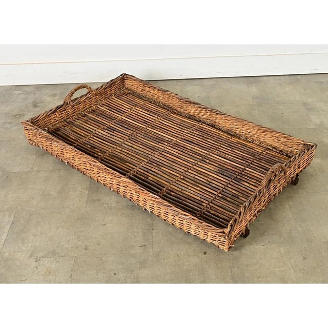 Wood French 19th Century Harvest Drying Basket For Sale - Image 7 of 7